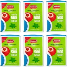 Sweetwell Stevia Tablet Tatlandırıcı 500 Tablet x 6 Adet Sweetwell Stevia Tablet Tatlandırıcı 500 Tablet x 6 Adet