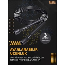 Force Atp-3000 Siyah Atlama İpi