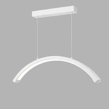 Askılı Led Kirpik Lambası Yarım Ay Lamba Salon Cilt Bakım Lambası Kumandalı 48w