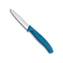 6.7602.c1 Swiss Classic 8cm Düz Soyma Bıçağı, Mavi