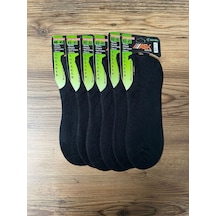 Erkek Bambu Babet 6'lı Çorap Siyah