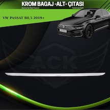 Volkswagen Passat B8,5 2019+ Araca Özel Krom Bagaj Alt Çıtası Paslanmaz Çelik A+
