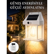 Mey İthalat Sensörlü Solar Led Dış Duvar Aydınlatma Yeni Nesil