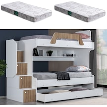Ranza, Inci Yavrulu Ranza - Ceviz 2 Adet Comfort Yatak 90 x 190 CM