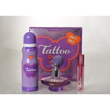 Aromel Tattoo Charm Parfüm EDT 50 ML + Deodorant 125 ML + Lip Gloss