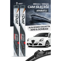 Alfa Romeo Giulietta 2010-sonrası Uyumlu Silecek Takımı 580mm/450mm S11-l