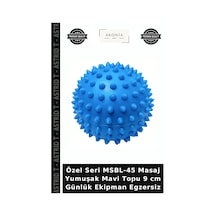 Özel Seri Msbl-45 Masaj Yumuşak Mavi Topu 9 Cm Günlük Ekipman Egzersiz