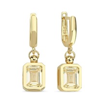 Topaz Taşlı Altın Küpe Ahk04