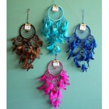 Diğer Rüya Kapanı Dream Catcher Model 23 Renkli