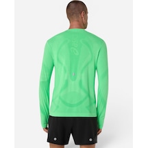 Asics Road Seamless Ls Top Erkek Yeşil Uzun Kollu Tshirt 2011d356-301