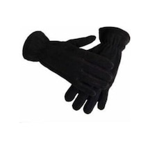 Buketim Unisex Polar Eldiven Siyah Siyah Tek Ebat Siyah