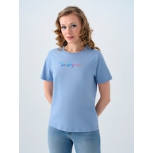 Loft Açık Mavi Kadın T-shirt Lf2039154 Açik Mavi