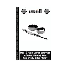 Özel Üretim Aktif Bireysel Günlük Vice Ağırlık Kemeri Xl Silver Grey