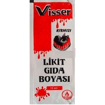 Visser Likit Gıda Boyası Kırmızı 12 ML