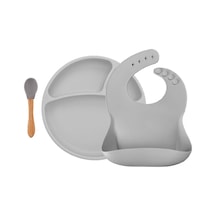 Oioi Blw Tabaklı Set - Powder Grey Gri