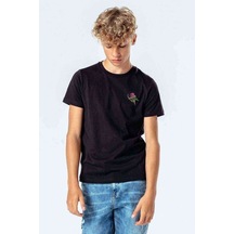 Tshirthane Clash Of Game Figurine Royale Clans Baskılı Unisex Çocuk Siyah T