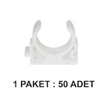 Dizayn Pprc Tekli Kelepçe 20 Mm Paket 50 Lu