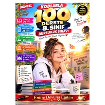 Kodlarla 100 Derste 8. Sınıf Bursluluk Sınavı Güncel Konu Anlatımlı Hazırlık Kitabı