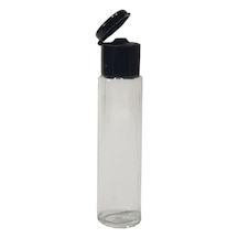 10 Adet 30Ml Plastik Boş Şeffaf Şişe Açmalı Kapaklı