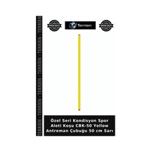 Özel Üretim Cbk-50 Yellow Antreman Çubuğu 50 Cm Sarı Antrenör Beceri Takım