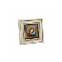 Meryem Isa Mesih Görseli Baskılı Taş Tablo 20x20
