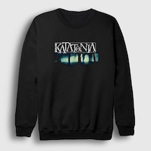 Presmono Unisex Forest Katatonia Sweatshirt Siyah