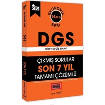 Yargı Yayınları 2021 Dgs Son 7 Yıl Tamamı Çözümlü Çıkmış Sorular