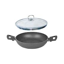 Mehtap Granit Sahan 22 Cm Cam Kapaklı