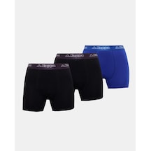 Kappa Logo Kabox Erkek Siyah-lacivert Regular Boxer Lacivert - Siyah