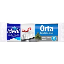2 Adet İdeal Çöp Torbası Orta Boy Orman Esintisi 15'li 55x57 Cm