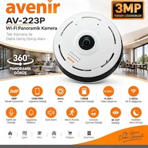 Avenir Av-s223p 3mp Panaromik Wifi Tavan Kamera