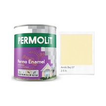Permolit Enamel Sentetik Yağlı Boya Antik Bej 2.5 Lt. 2.5 L