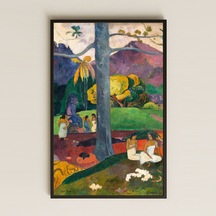Gauguin Tahiti - Özel Kesim Uv Baskılı Pvc Tablo