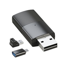 Rogfer Skycıty Carplay Adaptör Çubuğu, Kablosuza Kablolu, Araba Makinesi Bağlantı İşlevini Destekler, Siyah