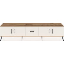 Arges Tv Ünitesi 2 Raflı Tek Çekmeceli 4 Kapaklı 220x30x51 Çam-aytaşı Aytası/aytası - Atlas Çam