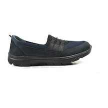 Beety 017 Lacivert Nubuk Bağsız Ortopedik Casual Kadın Ayakk... Lacivert