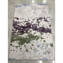 Festival Halı 120X187 Milas 7431 A Mürdüm Yeşil Beyaz Halı !