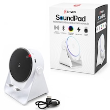 Soundpad 5ın1 - 5w - 2000mah Temas İle Ses Yükseltme - Telefon Stand - Usb-c Şarj Beyaz İndiksiyon S