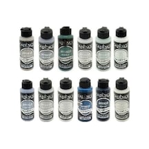 Hybrid Akrilik Boya Seti 120 Ml Set4 Soğuk Renkler Karışık Karışık