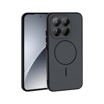 Xiaomi 15t Kılıf Kamera Lens Korumalı Magsafe Destekli Silikon Erd Siyah