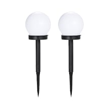 Springsun Güneş Enerjili Otomatik Açılıp Kapanan Su Geçirmez Led Bahçe Aydınlatma Lambası 2 Adet