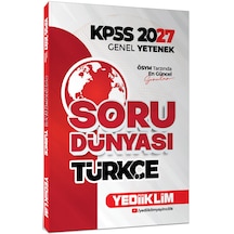 Yediiklim Yayınları 2027 Kpss Genel Yetenek Türkçe Soru Dünyası