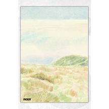 A5 Çiçek Bloknot Çizgisiz Defter - 50 Yaprak - Memopad - Notepad - Not Defteri - Not Kağıdı - 1707 Çok Renkli