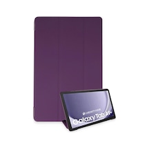 Samsung Samsung Galaxy Uyumlu Tab A9 Plus Kılıf Tablet Smart Kılıf - Mor Arka Kapak