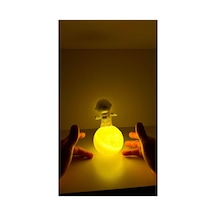 Işık Kasabası 23 Astronot Led Gece Lambası Sarı