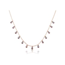 Gümüş Mistik Topaz Şans Kolyesi (551165600)