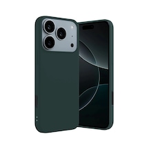 Ilkeshop Newface Apple iPhone Uyumlu 17 Pro Max First Silikon - Koyu Yeşil