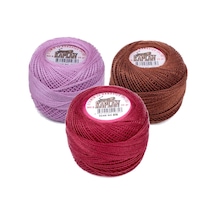 3 Adet Kaplan Etamin Ve Kanaviçe İpi 8 No Kod/renk: 717 - 400 - 8