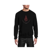Stranger Things 11 Eleven Millie Baskılı Siyah Erkek Örme Sweat (528969274)