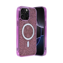 Joko Apple iPhone Uyumlu  12 Pro Uyumlu Helen Magsafe Kapak - Derin Mor